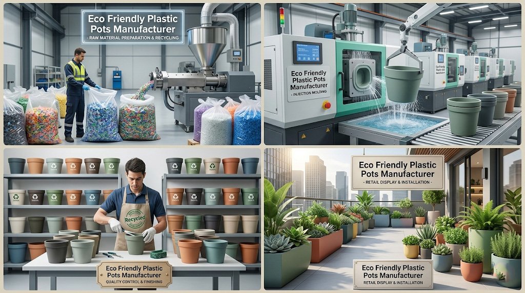 Eco Friendly Plastic Pots Manufacturer