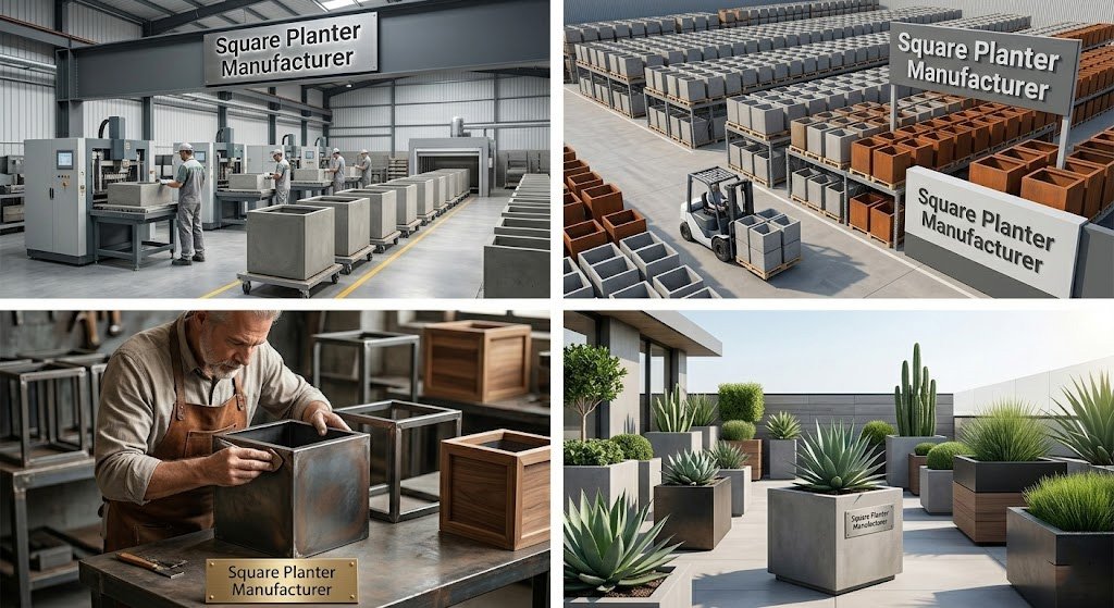 Square Planter Manufacturer